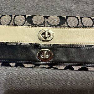 Excellent used condition turn lock wallet